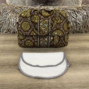 VERA BRADLEY Sittin In A Tree 2010 Stroll Around Baby Diaper Bag Blue Birds Y2K